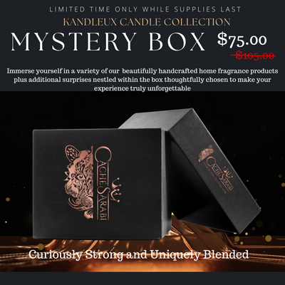 Enjoy a variety of products hand selected and wrapped inside this mystery box. Curiously Strong and Uniquely Blended
