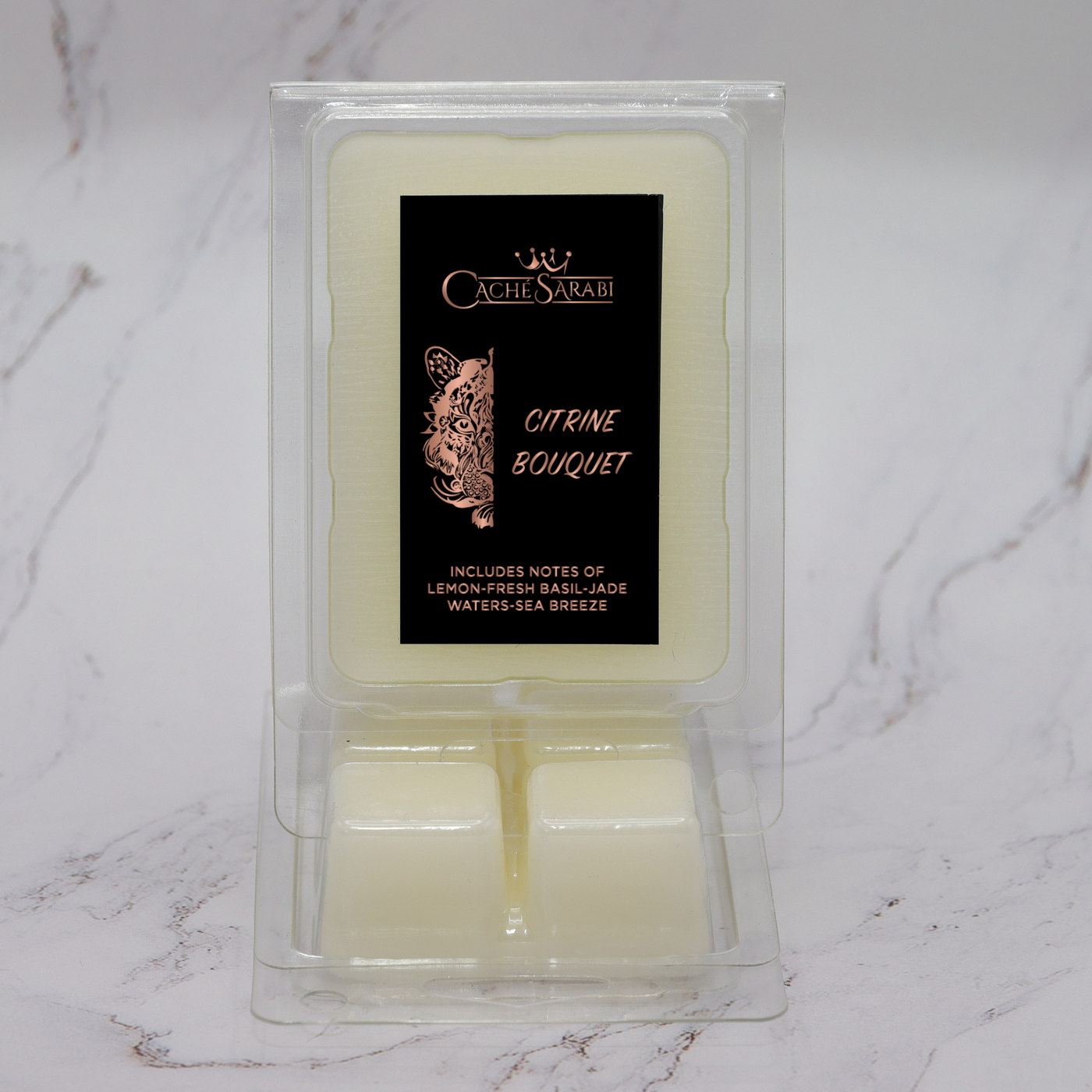 Our Citrine Bouquet Wax Melts offer a safe and effortless way to add a hint of fragrance to your space