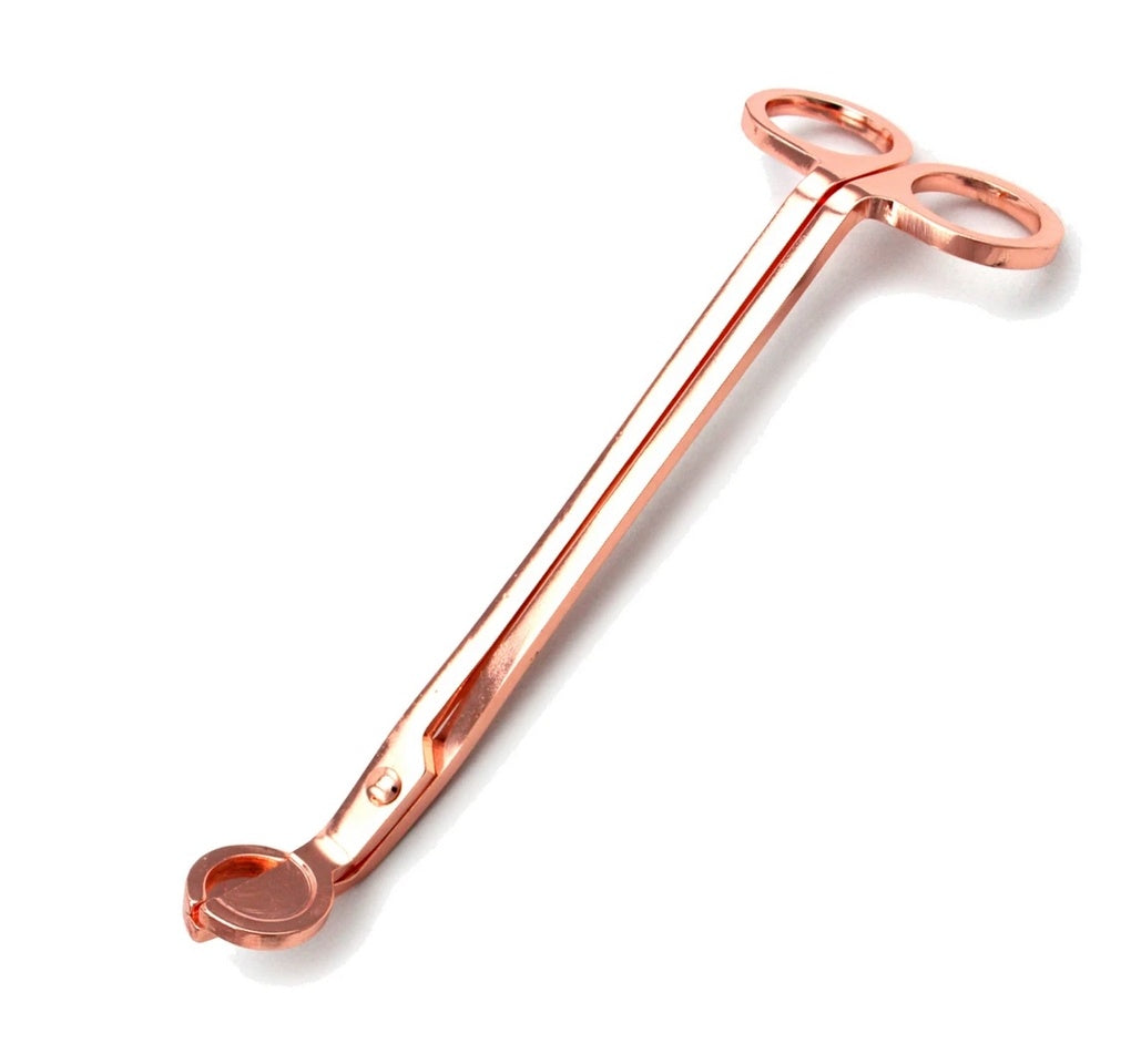 Our Rose Gold Wick Trimmers are designed to extend the life of your candle, enabling a clean and efficient burn.
